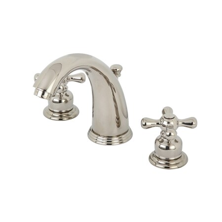 Kingston Brass KB986AXPN Victorian 2-Handle 8" Widespread Bathroom Faucet, Nickel KB986AXPN